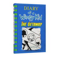 KIDs Diary 12 หนังสือเด็กภาษาอังกฤษต้นฉบับThe Getaway: Diary of A wimpyหนังสือเด็ก 12 Escape for vacation Jeff ginny 6-12 ปีเด็กภาษาอังกฤษขั้นสูงการอ่านKubao DIARY