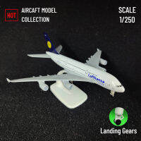 มาตราส่วน1:250โลหะจำลองเครื่องบิน,Lufthansa A380เครื่องบินการบินรุ่นขนาดเล็กศิลปะตกแต่งห้องเด็กอยู่ไม่สุขของเล่นเด็ก