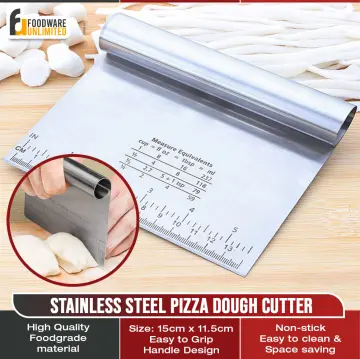 Dough Cutter & Scraper, Plastic Pizza Dough Putty Knife