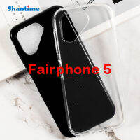 สำหรับเคส TPU แบบนิ่มสำหรับ Fairphone 5โทรศัพท์เจลพุดดิ้งซิลิโคน