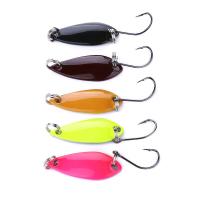 Popular Luya Bait Single Hook Horse Mouth Sequin Mini Metal Sequin Fishing Bait Freshwater Grass Fishing Bait Fishing EquipmentLures Baits