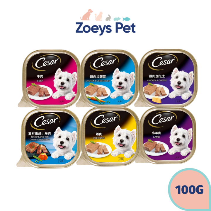 Cesar Wet Dog Food 100g Lazada