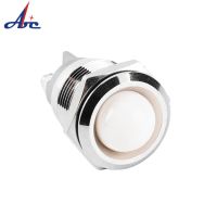 22mm Metal Indicator Light Concave Round Screw Signal Lamp 3V 6V 12V 24V 220V IP67 Waterproof LED Metal Indicator Lamp Light