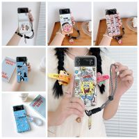 3n กันกระแทกแบบคู่1ปลอกสำหรับ Samsung Galaxy Z Flip4 Z Flip3 Ins Samsung Z Flip4 Z Flip3เคสโทรศัพท์ด้านหลัง