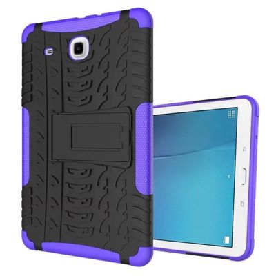 [ใหม่2023] Casing Tablet สำหรับ Samsung Galaxy Tab E 9.6 T560 T561 SM-T560 SM-T561ทรงเกราะรับแรงกระแทกขาตั้ง TPU แข็ง + ฝาครอบ PC + ปากกา