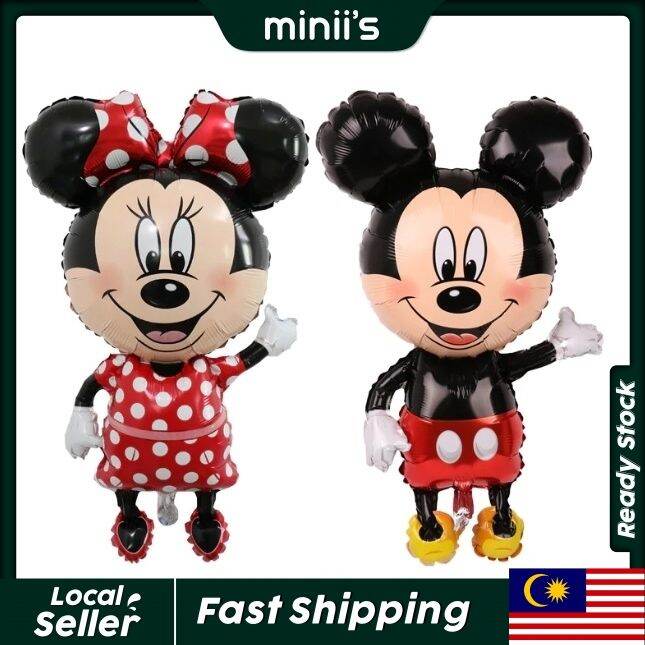 110cm / 80 cm Giant Jumbo Size Mickey Mouse Character Foil Balloon Minnie Mouse Balloons for Birthday Party Decoration | Lazada 110cm / 80 cm Giant Jumbo Size Mickey Mouse Character Foil Balloon Minnie Mouse Balloons for Birthday Party Decoration | Lazada