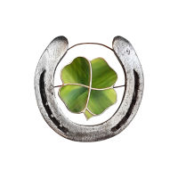 Birthday Business Opening Apartment Garden Home Accessories Wedding Charm Clover Decorative Hanging Ornament Housewarming For Newlyweds Cast Iron Indoor Outdoor Lucky Horseshoe