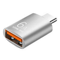 อะแดปเตอร์ OTG ประเภท-C ถึง USB ปลั๊กแอนด์เพลย์ไดรเวอร์-ฟรี10Gbps ปล่อยหน่วยความจำ6A ประเภท-C ชายเป็น USB 3.0ตัวแปลง OTG สำหรับโทรศัพท์แบบพกพาอะแดปเตอร์ Type-C