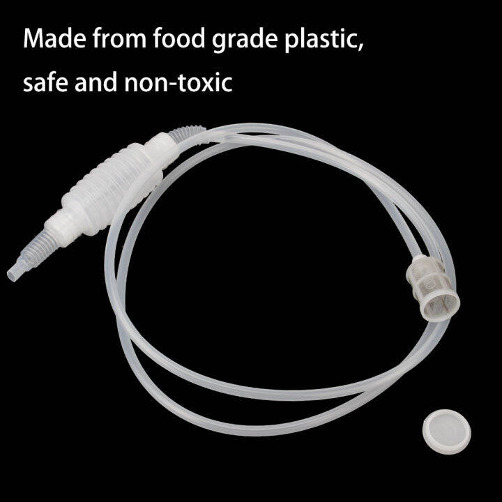 Food Grade Plastic Beer Chiller For Beer Homebrew 2M Brewing Siphon