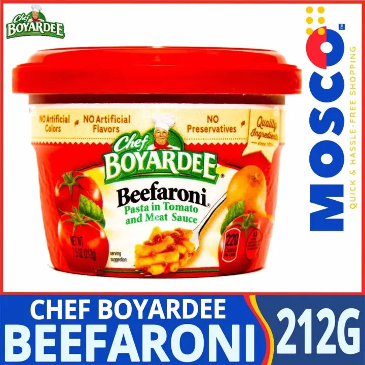 GLpwQEBj Chef Boyardee Beefaroni Pasta In Tomato Meat Sauce 212g ...