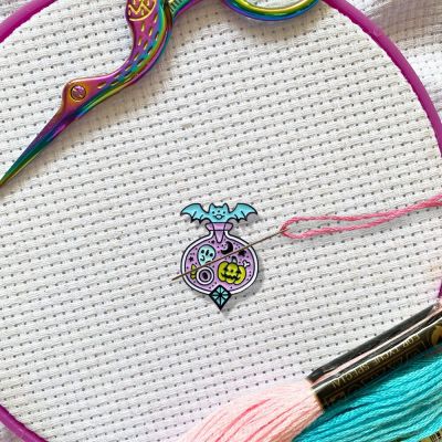 Magic Bottle Needle Minders Magnetic Needle Nanny  DIY Cross Stitch Embroidery Needlework Accessory Needlework
