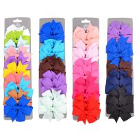 【YD】 10PCS/Set Grosgrain Hair Bows With Small Bow Children Headwear Kids Accessories 434