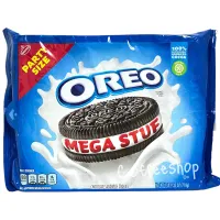 Sale! exp.17/08/2023 Oreo Mega Stuf โอรีโอครีมหนา จากแม็กซิโก (ห่อยักษ์ 716g.)