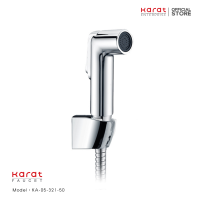 Karat Faucet ชุดฉีดชำระแบบหัวกดในตัวสีโครเมี่ยม รุ่น KA-05-321-50