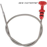 1143758597007โลหะที่มีความยืดหยุ่นเครื่องยนต์น้ำมัน Dipstick สำหรับ MINI Cooper R52 R53 Cooper1.6L 2002-2008กรมทรัพย์สินทางปัญญาติด
