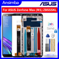 Ansimba หน้าจอ LCD IPS สำหรับ ASUS Zenfone Max (M1) ZB555KL หน้าจอสัมผัส Digitizer แทนการประกอบสำหรับ ASUS Zenfone Max (M1) หน้าจอ ZB555KL พร้อมดิจิไทเซอร์สัมผัสขอบจอสำหรับ Asus ZB555KL LCD