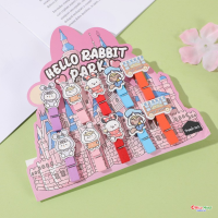 ไม้หนีบตกแต่งแบบแขวน Hello Rabbit Park