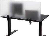 Stand Up Desk Store ReFocus Clamp-On โต๊ะอะคริลิคdivider Sneญวน Guard Shield (Frosted, 90*30ซม.)