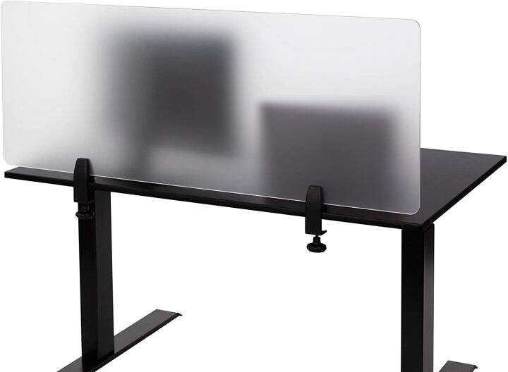 (With accessories) Divided space Stand Up Desk Store ReFocus ClampOn Acrylic Desk Divider