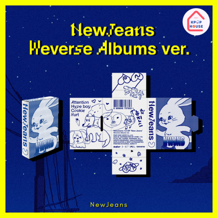 [พร้อมส่ง] NEWJEANS อัลบั้ม 1st EP New Jeans (Weverse Albums ver.)