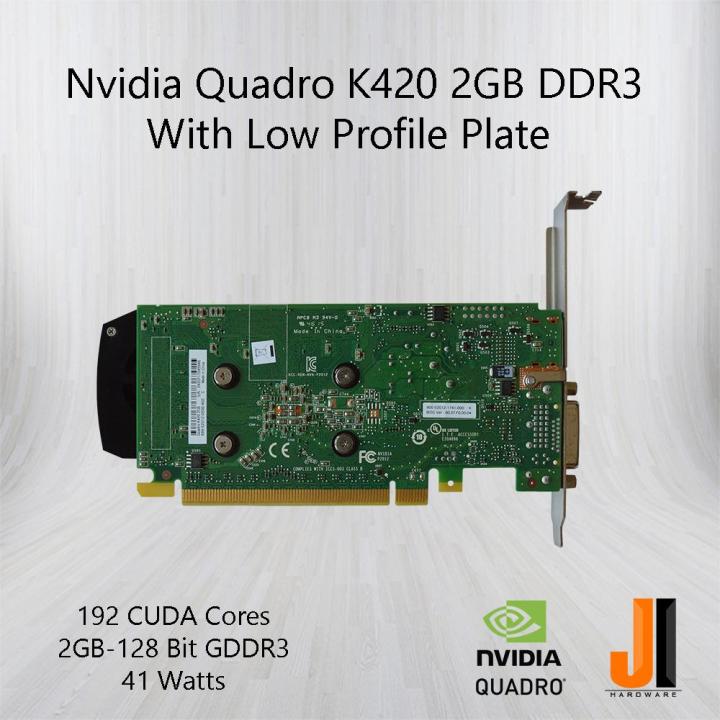 nvidia-quadro-k420-with-low-profile-plate-2gb-ddr3-มือสอง