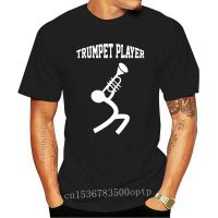 New 2021 Arrival Trumpet Player Mens T shirt Short Sleeve ins Men Casual Tees Cotton O Neck Tops Tees Music lover T-shirt Plus