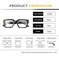 HotNew หนา Acetate Eye กรอบแว่นตาสำหรับชายแนวโน้มแว่นตาสตรีคริสตัลสีดำแว่นตาสแควร์ Lunette De Vue Homme