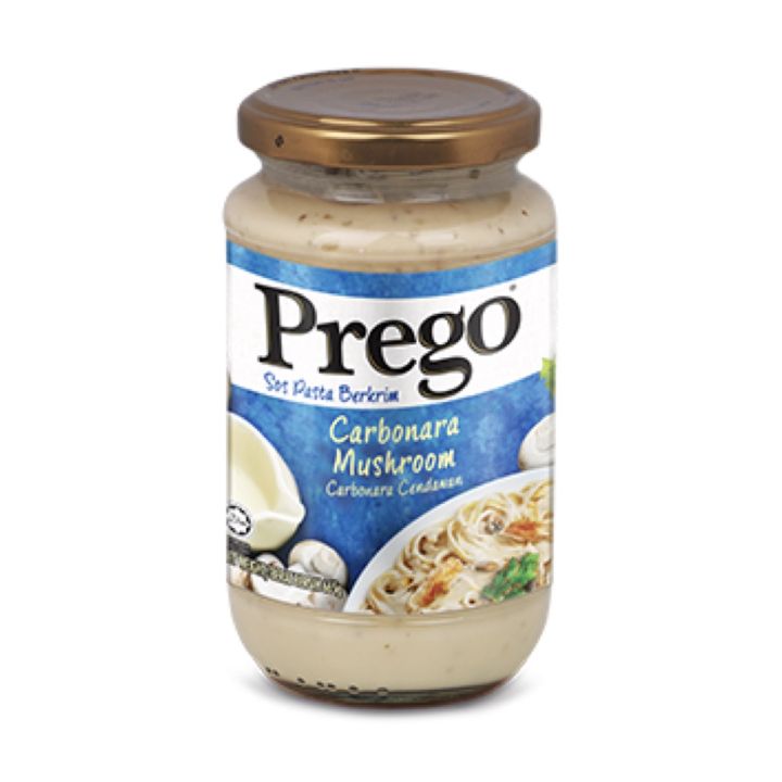 prego-carbonara-mushroom-พรีโก้-สปาเก็ตตี้ซอส-คาร์โบนาร่าผสมเห็ด-350-กรัม
