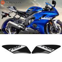 Side Tank Pad Sticker For Yamaha YZF-R6 YZFR6 YZF R6 2017-2019 2020 2021 2022 Motorcycle Tank Knee Grip Decal Protection Mats Decals  Emblems