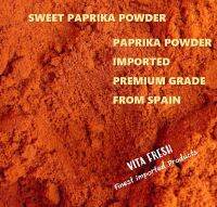 PAPRIKA POWDER SWEET 100Grams พริกปาปริกาป่น ขนาด 100กรัม ปาปริก้า 100% Spain