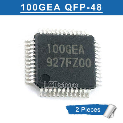 R5F100GEAFB 100GEA QFP 2ชิ้น QFP-48ไมโครคอนโทรลเลอร์16บิตของแท้ใหม่