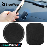 BlueWow 2PCS Universal Magnetic Metal Leather Plate For Car Phone Holder Iron Sheet Disk Sticker Mount Mobile Phone Magnet Stand