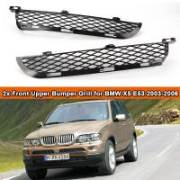 ตะแกรงกันชนด้านหน้ากระจังหน้าช่องไอดีที่ต่ำกว่าเหมาะสำหรับ BMW X5 2004-2006 E53การปรับโฉมอุปกรณ์เสริมรถยนต์การเปลี่ยน51117116397