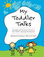 ใหม่หนังสืออังกฤษ My Toddler Talks: Strategies and Activities to Promote Your Childs Language Development [Paperback]
