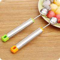 Original High-end Stainless steel spoon ins high-value cutting fruit pulp digging fruit ball artifact ice cream round spoon cut and divided carving