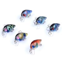 ♧ Bionic Bait Hook Sharp Luya Fake Bait Mini Fat Luya Bait Fishing Lures Fishing Accessories Fake Bait 3cm/1.5g 6 Colors