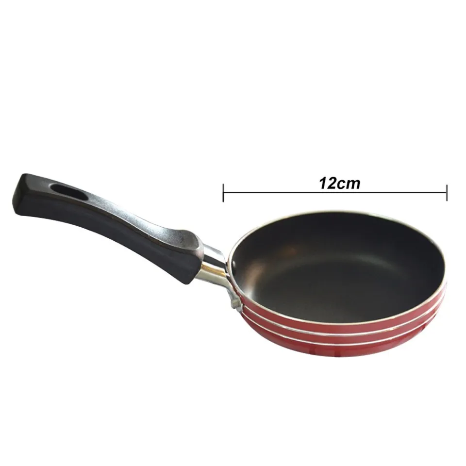 12Cm Small Nonstick Frying Pan for Household Fried Egg Pancakes Round Mini  Saucepan New 