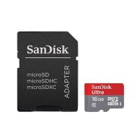 Sandisk Ultra A1 การ์ดหน่วยความจํา 16GB microSD - 98mb (SDSQUAR-016G-GN6MA) พร้อมอะแดปเตอร์ SD