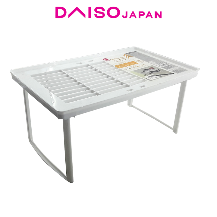Daiso Large Foldable Kitchen Shelf Rack Lazada PH