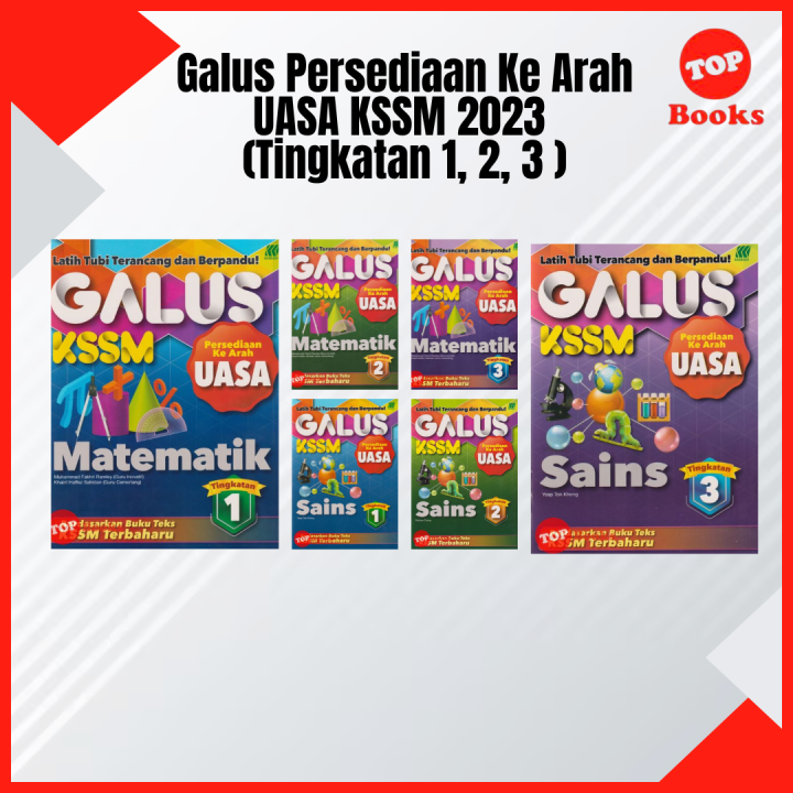 Topbooks Sasbadi Buku Latihan Galus Persediaan Ke Arah Uasa Kssm Tingkatan