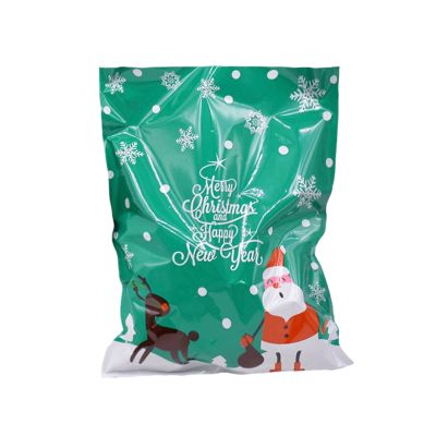 (ถุงของขวัญ) 32*24ซม. ถุงของขวัญคริสมาสต์สินค้าทองเงินถุงบรรจุภัณฑ์ขนมหวานปีใหม่2023โนเอลซานตาคลอสกระเป๋าห่อของขวัญ