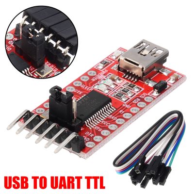 【❉HOT SALE❉】 Chukche Trading Shop เพื่อ Ttl Usb คุณภาพสูงแบบอนุกรมโมดูล Ftdi Ft232rl Usb 3.3V 5V Uart แบบอนุกรมเพื่อ Ttl ตัวแปลงอินเทอร์เฟซโมดูลอะแดปเตอร์