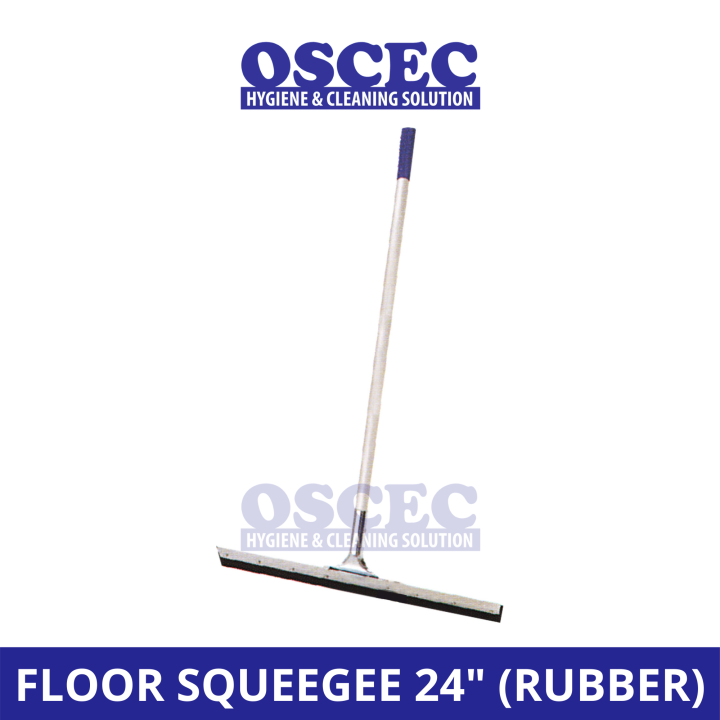 Floor Squeegee Rubber 24" / Push & Pull Floor Squeegee Rubber Removal