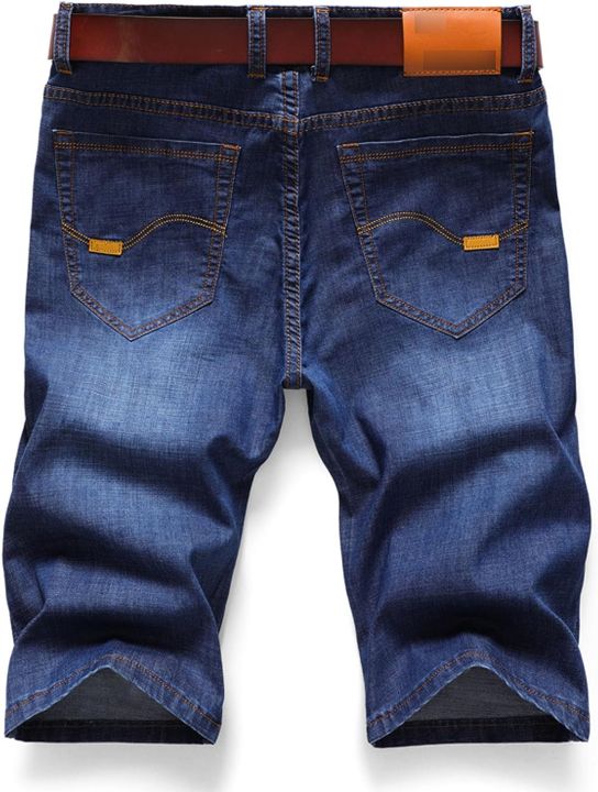 mens-casual-straight-leg-jeans-shorts-loose-below-knee-long-jean-short-comfortable-stretchy-slim-fit-denim-short-pant-dark-blue-4-34