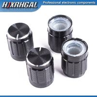 ✾✙℡ 1pcs 13x17mm aluminum alloy potentiometer 13x17 knob rotation switch volume control knob black hjxrhgal