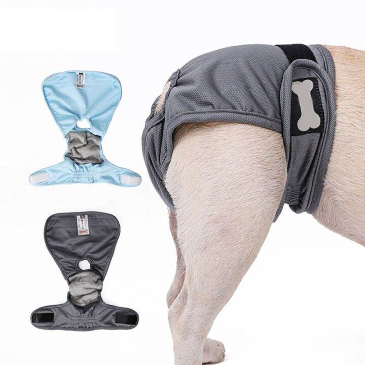 ZZOOI Washable Dog Diapers Reusable Dog Diapers Washable Female Dog