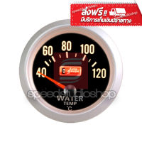 Autogauge เกจ์วัด วัดหม้อน้ำ ความร้อนหม้อน้ำ วัดความร้อนหม้อน้ำ วัดความร้อน water temp gauge รุ่น black face 2 นิ้ว (ขอบเงิน /พื้นดำ)