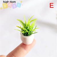 FactoryOutlete?Cheap? 12สไตล์1:12 dollhouse MINI Plant POT เป็นมิตรกับสิ่งแวดล้อมเรซิ่น Home Decor accessoires