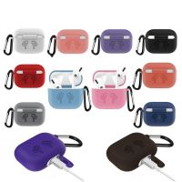 ✥ Luxury Silicone Earphone Protective Cover with Anti-lost Hook Soft Case for Apple Airpods Pro Air Pods 3 Airpods3 Accessories