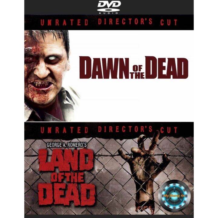 DVD หนัง Dawn of the Dead & Land of the Dead หนังดีวีดี รุ่งอรุณแห่ง